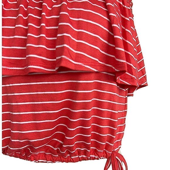 Abercrombie & Fitch StripeD Strapless Crop Top - Women |NWOT - Picture 8 of 12